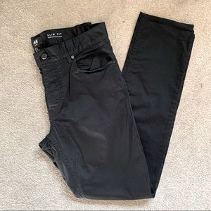 H&M slim fit, black, 32 pants